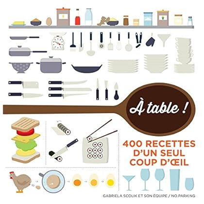 À table !: 400 recettes en infographie