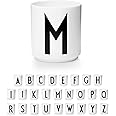 Design Letters Tazzine Caffe con Iniziale (A-Z) | Tazze Colazione Idee Regalo Uomo & Regalo Donna | Porcellana Tazzine Caffe 