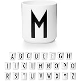 Design Letters Tazzine Caffe con Iniziale (A-Z) | Tazze Colazione Idee Regalo Uomo & Regalo Donna | Porcellana Tazzine Caffe 