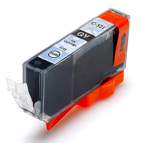 LCL CLI-521 CLI-521BK CLI-521C CLI-521M CLI-521Y CLY-521GY  5-Pack Noir Cyan Magenta Jaune Gris  Cartouche d encre Compatible pour Canon PIXMA