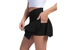 FRILLA Tennis Rock Damen Sport Skort mit Shorts Laufrock Minirock Tennisrock Hosenrock Sommerrock Skirt Golf Röcke Outdoor Workout Running | SKORTIFY
