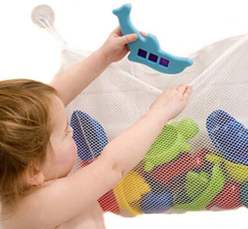 Kids Baby Bath Toys Bags Children Suction Toy Storage Bag