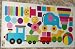 Boys Girls Kids Childrens Childs Baby Nursery Playroom Bedroom TOYBOX TRAIN TOY ELEPHANT Wall Furniture Stickers Decals Stickarounds Decor