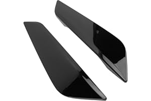 BANAPOY Rivestimento Sfiato Laterale, 1 Paio 51747439013 51747439014 Coperchio Uscita Aria Ala Laterale Nera Sinistra Destra per Serie 5 G30 G31 dal 2017 Al 2023, Accessori Modifica Auto