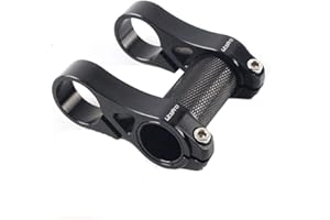 SENQI Adjustable Double Stem Folding Bike Stem BMX Stem Riser Bicyle Handlebar Stem BSB036