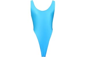 iEFiEL Damen Hydrasuit Wetlook Badeanzug Bademode Schwimmanzug Tanz Yoga Sportbody Body Bodysuit