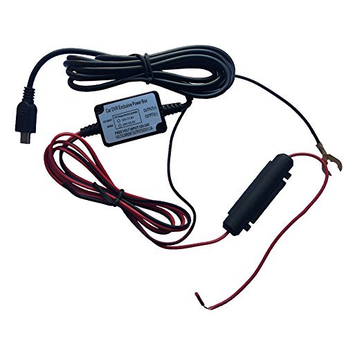INRIGOROUS Mini Usb Car Camera Hard Wire Kit DC 12V to 5V Power Inverter Converter Regulator Kit for Car Camera Dash Cam Camcorder Recorder
