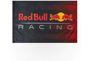 Red Bull Racing - Merchandise ufficiale Formula Uno Collezione 2021 - Nessuno - Logo Flag - Bandiera - Navy - Taglia unica