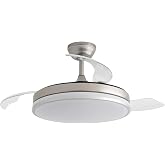 Navex Modern Gizli Kanat LED Tavan Vantilat&ouml;r&uuml;