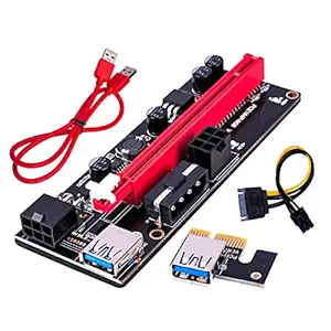 YWILLINK PCI-E Riser Board 009S 16X Extender USB 3.0 Graphics Card Dedicated PCIE Extension Cable Adapter Card