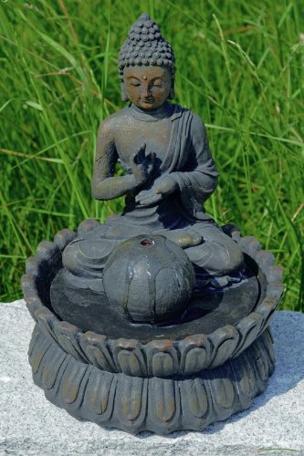 Brunnen Zimmerbrunnen BUDDHA Luftbefeuchter 25 cm