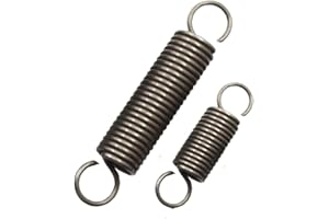 CAIHONGWEI caihv-Feder langlebig, Zugfeder, Customized Spielzeug Stahl Zugschraubenfeder, mit Haken, 2mm Durchmesser, Draht * 13mm Durchmesser Out * (60-200) mm Länge, 2 St, DIY Zubehör (Length : 2x13x100mm)