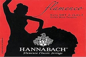 Hannabach Cuerdas para guitarra clásica Flamenco serie 827 Super High Tension juego de 3 bajos Made in Germany - 8277SHT