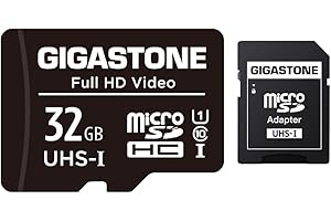 Gigastone Karta Micro SD 32 GB Micro SDHC U1 C10 90 MB/S karta pamięci wysokiej prędkości klasa 10 Uhs Full HD Video Nintendo Gopro kamera Samsung Canon Nikon DJI Drone