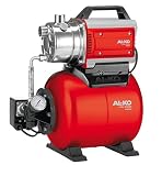 AL-KO Hauswasserwerk 3300 Inox, 810 W Motorleistung, max. 3200 l/h Fördermenge, max. 38 m Förderhöhe, rostfreier Edelstahlpumpenkopf, 17 L großer Druckkessel, inkl. Manometer & Druckschalter & Anschlusskabel
