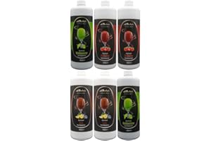 A. BECKER'S A. Becker´s Slush Eis Sirup | Ohne Azofarbstoffe | 3x 2L Cola, Erdbeere und Waldmeister | Vegan | 1L Slush Konzentrat ergibt 6L Eis | Getränkesirup für Zubereitung in Slush Maschine und Mixer