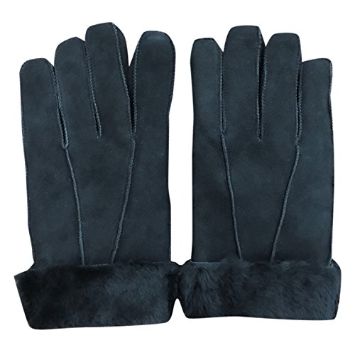 Preisvergleich Produktbild Unisex Winter-Handschuhe, Schafleder, mit Manschette