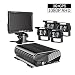 Produktbild 3G + GPS, GISION 4CH Festplattenlaufwerk-Bus-Mobile DVR, HD-Zyklus-Aufnahme PC / Telefon-Fernsteuerungs-GPS-Bahn 1080P 2TB mit 4pcs imprägniern IR 2.0MP Kamera und 1pcs 7 Zoll VGA-Monitor