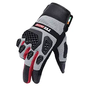 TVS Riding Gloves Adventure (Grey, XXL)