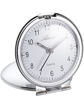 Atlanta Reisewecker Analog silber 1123