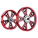 Kingway GS2X Fat Boy Bike Alloy Wheel Set of 2 19/19 Inch Igneous Red Black for Royal Enfield Electra/Thunderbird RS.10748.00