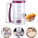 Gcroet Teigspender Teigportionierer Batter Separator Werkzeug Mit Mess Etikett Einfache Reinigung Ohne Abtropfen Dispenser 90