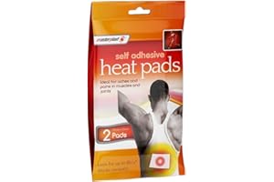 MASTERPLAST 12 x Master Plast Self Adhesive Heat Pads, Lasts up to 8 Hours Each, 6 Packs of 2.