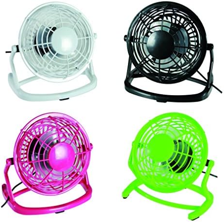 Small &amp; Compact - Green USB Powered Desktop Table Top Fan - Men Man Gents Him Great Idea for Christmas Stocking Filler Xmas Secret Santa Present Gift - One Supplied