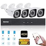  Gusaman 4CH 1080P DVR 2MP Außen IR WLAN Überwachungskamera Set Sicherheit System GA#$@