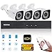 Produktbild Gusaman 4CH 1080P DVR 2MP Außen IR WLAN Überwachungskamera Set Sicherheit System GA#$@