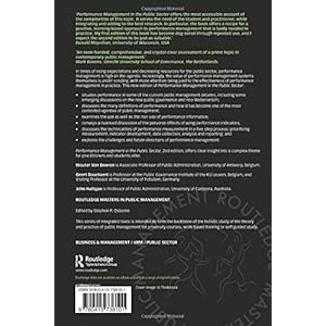 Performance Management in the Public Sector