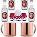 Produktbild Moscow Mule Set | 2x Premium Kupferbecher von ALANDIA | 1x XXL-Eiswürfelform BPA-frei | 4x Thomas Henry Spicy Ginger Beer