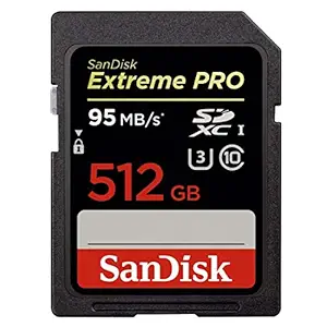 SanDisk 512GB Extreme PRO UHS-1 SDHC Memory Card Up to 95MB/s - SDSDXPA-512G-G46