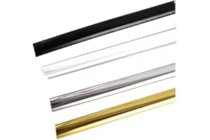 WZERHO Moulure Adhesive Moulure Plafond Kit Moulure Murale Adhesive Baguette De Finition Corniche Plafond Baguette Angle Mur,Pour Mur,Plafond,Sol,Carrelage,Argent 15m×8mm