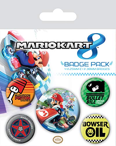 Badge Pack Mario - Kart 8