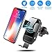 Produktbild CAFELE Automatisch Wireless Charger Auto Handyhalterung Elektronisch Motor Betrieb Qi Ladegerät KFZ Lüftung Halter für iPhone X Samsung Note Galaxy Edge & Nokia Google LG usw, Schwarz MEHRWEG