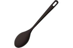 Fackelmann Fenix Cucharón de Cocina, Material RPET 100% Reciclado, Plástico Reciclable con Alta Resistencia al Calor hasta 230ºC, Alta Durabilidad, Anti Rayaduras, Color Negro, 31 cm, 1 ud.