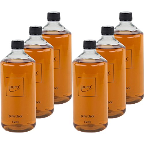 Preisvergleich Produktbild Essentials by Ipuro Black Refill - 1000m Nachfüllflasche (6er Pack)