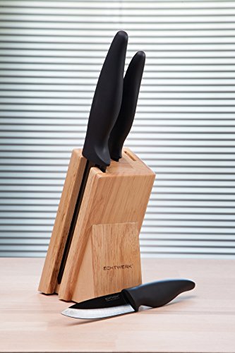 ECHTWERK Messerblock aus Holz für 3 Teile - 2