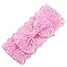 Sanwood Kids Baby Girl Lace Bowknot Headband Headwear (Pink)