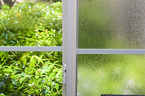 Fancy-fix Fensterfolie Dekorfolie Sichtschutzfolie Statische Folie Selbsthaftend (ohne Kleber) Milchglasfolie 90x200cm - 3