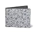 Produktbild Playstation PS1 Controller all over print offiziell Nue Grau Bifold Brieftasche