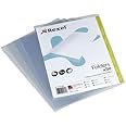 Rexel Economy A4 Document Folder, Glass Clear, 120mic, Cut Flush, Copy Safe, Pack of 50, 21673090