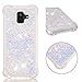 Produktbild Galaxy A6 2018 Hülle Glitzer Flüssig, 3D Glitzer Flüssig Treibsand Glitter Quicksand Fließend Flüssigkeit Stoßfest Kratzfest Weich TPU Silikon Glitzer Schutzhülle für Samsung Galaxy A6 2018 A600F