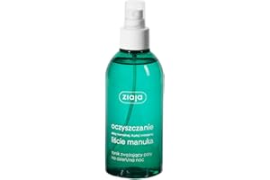 Ziaja, prodotto per la pulizia del viso, tonico per pelle normale, grassa e mista con estratto di foglie di manuka, 200 ml (etichetta in lingua italiana non garantita)