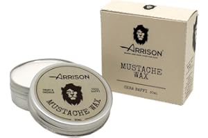 ☆ARRISON® BEARD ☆ Cera Barba e Baffi 30ml - Mustache Wax 100% Made In Italy - Modella e Definisce Baffi e Barba con Tenuta Perfetta - Ottima per Creare Stili Creativi e Ben Definiti