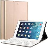 iPad Mini 1/2/3 Keyboard Case - LUCKYDIY 7.9" Ultra Slim Shell Stand Cover with Magnetically Detachable Wireless Bluetooth Keyboard for Apple iPad Mini 1 / Mini 2 / Mini 3