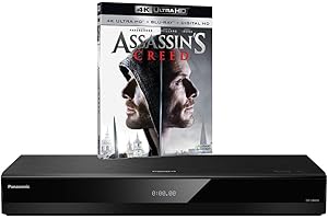 PANASONIC BUNDLE Panasonic DP-UB820 MULTIREGION for DVD Blu-ray Player Bundle with Assassins Creed Ultra HD 4K Blu-ray Disc