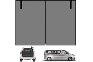 VOHESEA Mosquitera magnética para portón trasero, cortina de separación para coche, mosquitera magnética con doble cremallera, para coche, picnic, viajes, camping al aire libre (175 cm x 150 cm)
