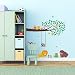 Decowall, DW-1410, Large Branch & Owls peel & stick Nursery wall decals stickers